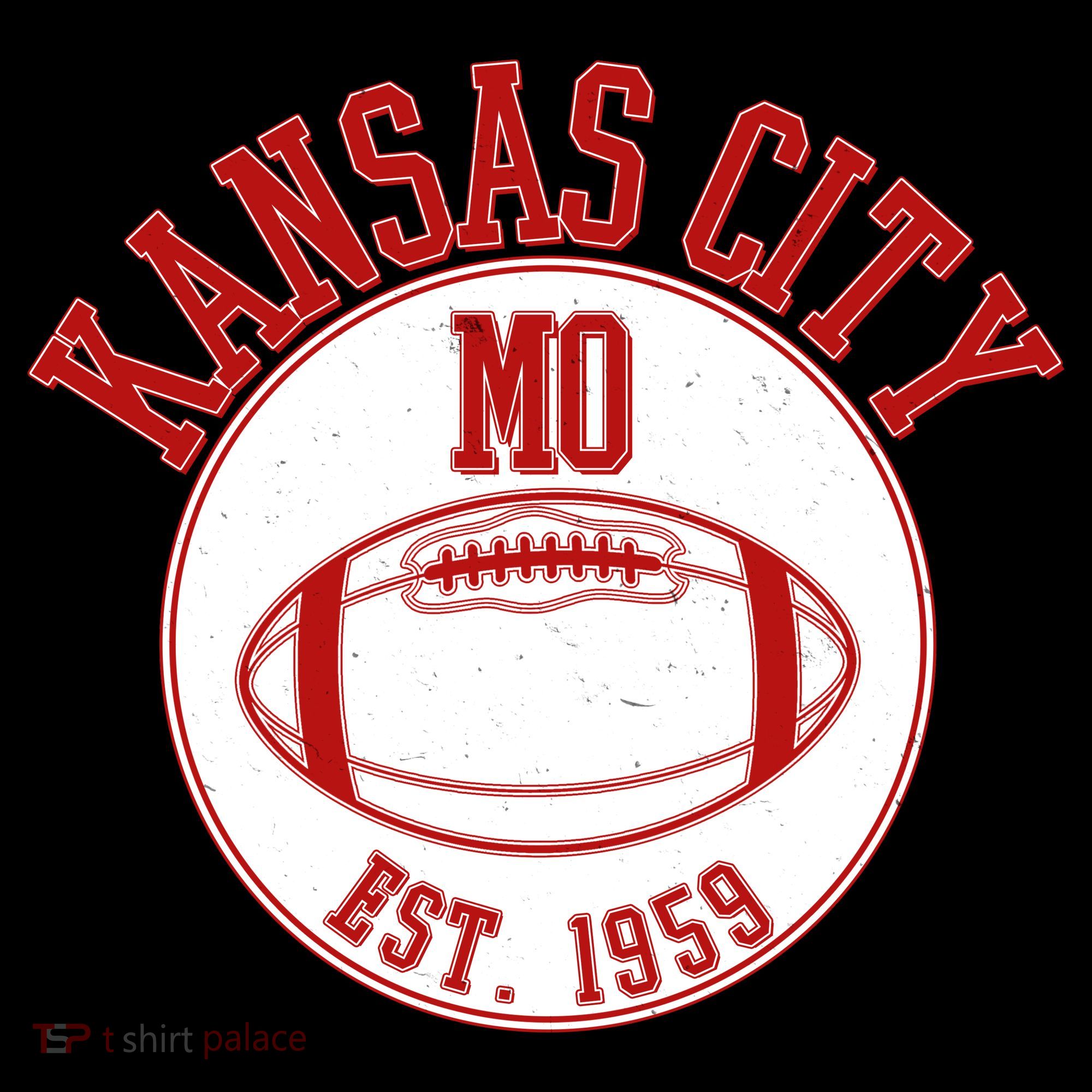Kansas City MO KC Football EST 1959 Emblem Coffee Mug