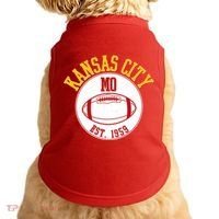 Kansas City MO KC Football EST 1959 Emblem Doggie Tank thumb 0