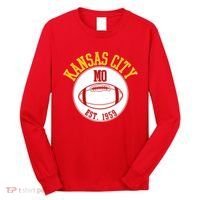 Kansas City MO KC Football EST 1959 Emblem Long Sleeve Shirt thumb 0
