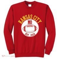 Kansas City MO KC Football EST 1959 Emblem Sweatshirt thumb 0