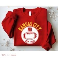 Kansas City MO KC Football EST 1959 Emblem Sweatshirt thumb 2