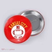 Kansas City MO KC Football EST 1959 Emblem Button thumb 0