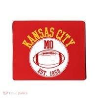 Kansas City MO KC Football EST 1959 Emblem Mousepad thumb 0