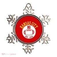 Kansas City MO KC Football EST 1959 Emblem Ornament thumb 0