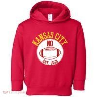 Kansas City MO KC Football EST 1959 Emblem Toddler Hoodie thumb 0