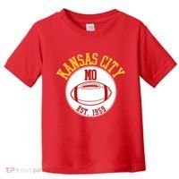 Kansas City MO KC Football EST 1959 Emblem Toddler T-Shirt thumb 0