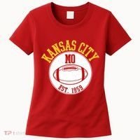 Kansas City MO KC Football EST 1959 Emblem Women's T-Shirt thumb 0