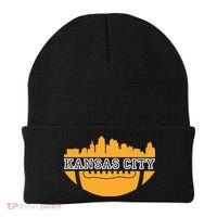 Kansas City Skyline Football Beanie thumb 0