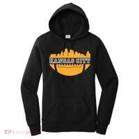 Kansas City Skyline Football Women's Hoodie thumb 0