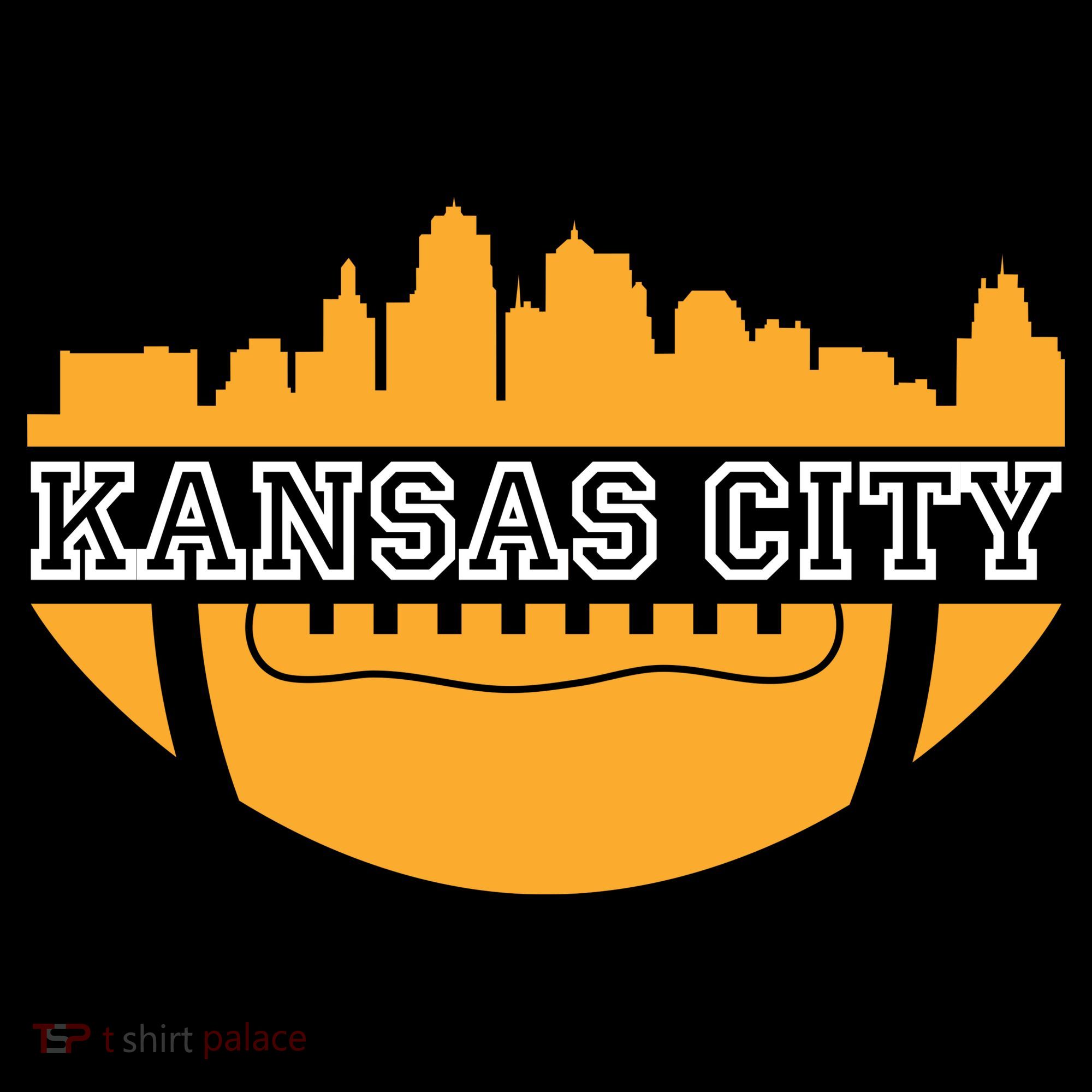 Kansas City Skyline Football Women's Hoodie