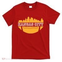 Kansas City Skyline Football T-Shirt thumb 0