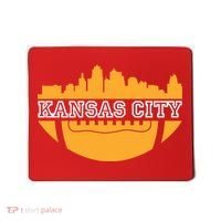 Kansas City Skyline Football Mousepad thumb 0