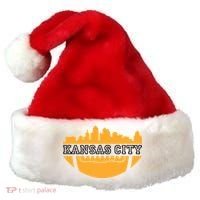 Kansas City Skyline Football Santa Hat thumb 0