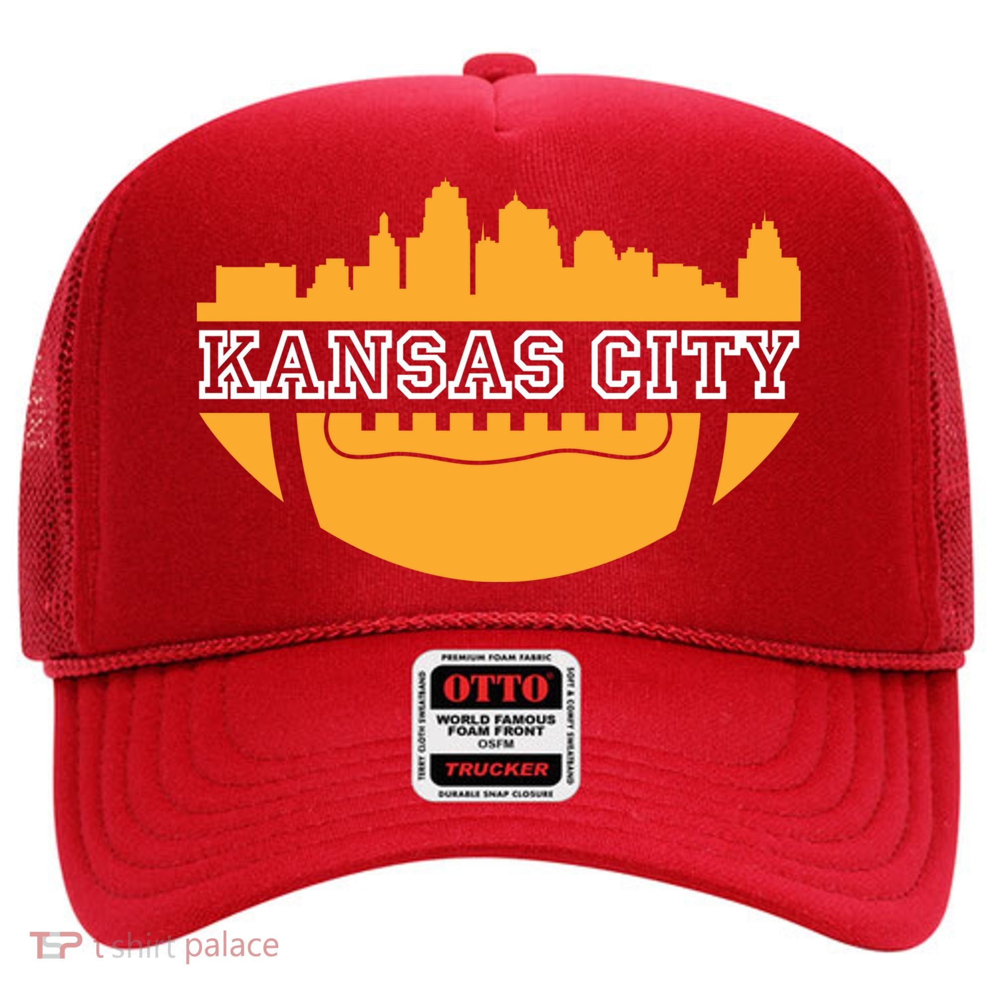Kansas City Skyline Football Hat