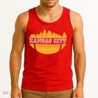 Kansas City Skyline Football Tank Top thumb 3