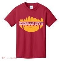 Kansas City Skyline Football Kids T-Shirt thumb 0