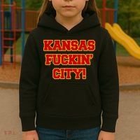 Kansas Fuckin City Kids Hoodie thumb 3