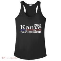 Kanye 2024 For President Ladies PosiCharge Competitor Racerback Tank thumb 0