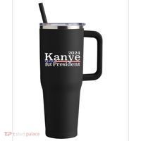 Kanye 2024 For President 40oz Vacuum Insulated Stainless Steel Travel Tumbler thumb 0
