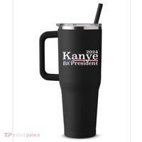 Kanye 2024 For President 40oz Vacuum Insulated Stainless Steel Travel Tumbler thumb 2