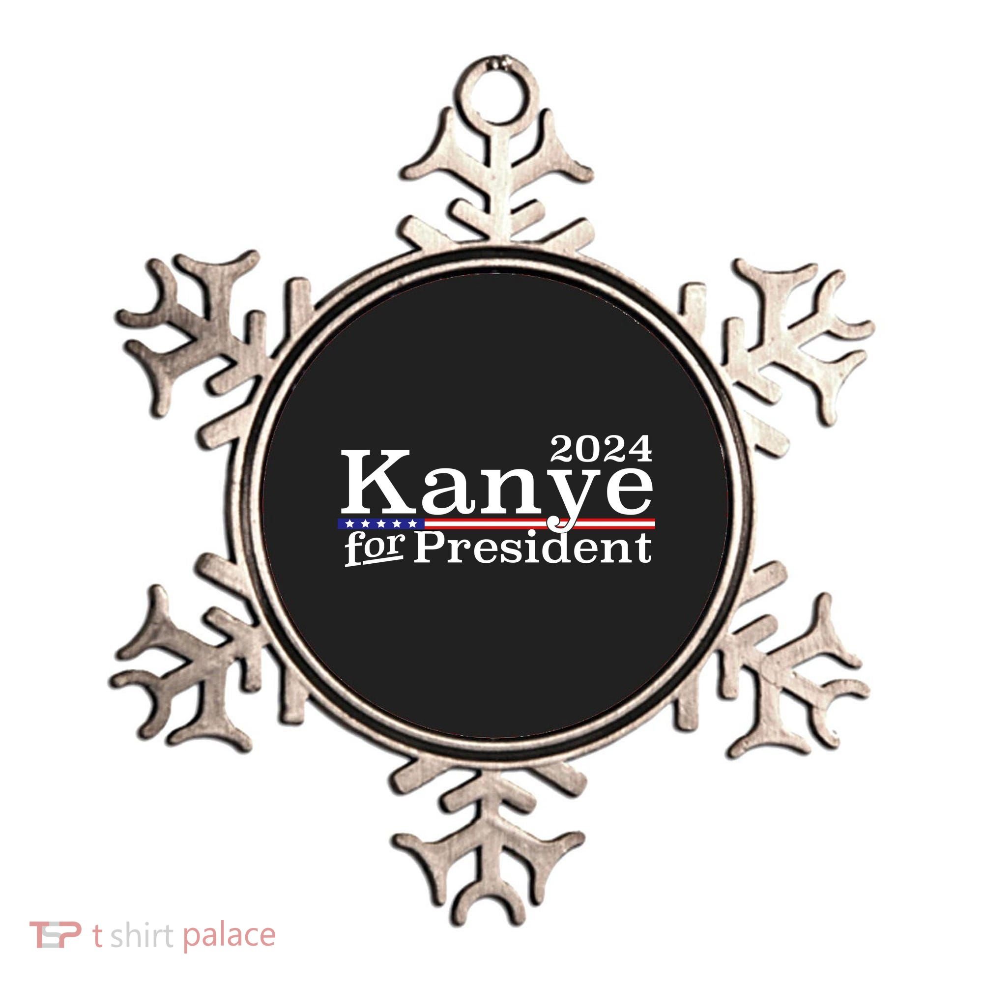 Kanye 2024 For President Ornament