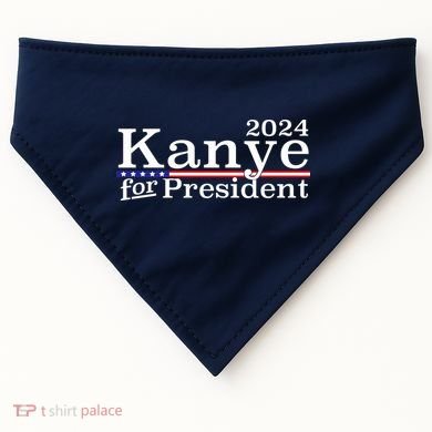 Kanye 2024 For President USA-Made Doggie Bandana