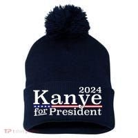Kanye 2024 For President Pom Pom 12in Knit Beanie thumb 0