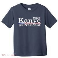 Kanye 2024 For President Toddler T-Shirt thumb 0