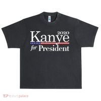 Kanye For President 2020 Urban Oversized Heavyweight T-Shirt thumb 0