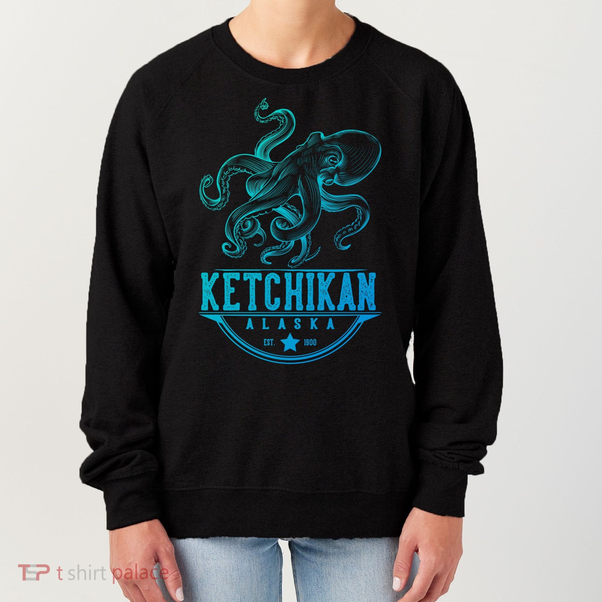 Ketchikan Alaska Octopus Vacation And Cruise Gift Women's Sweatshirt