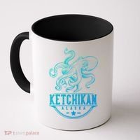 Ketchikan Alaska Octopus Vacation And Cruise Gift Coffee Mug thumb 0