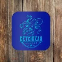 Ketchikan Alaska Octopus Vacation And Cruise Gift Coaster thumb 0