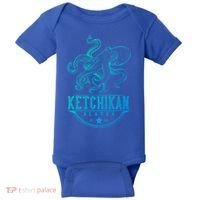 Ketchikan Alaska Octopus Vacation And Cruise Gift Baby Bodysuit thumb 0