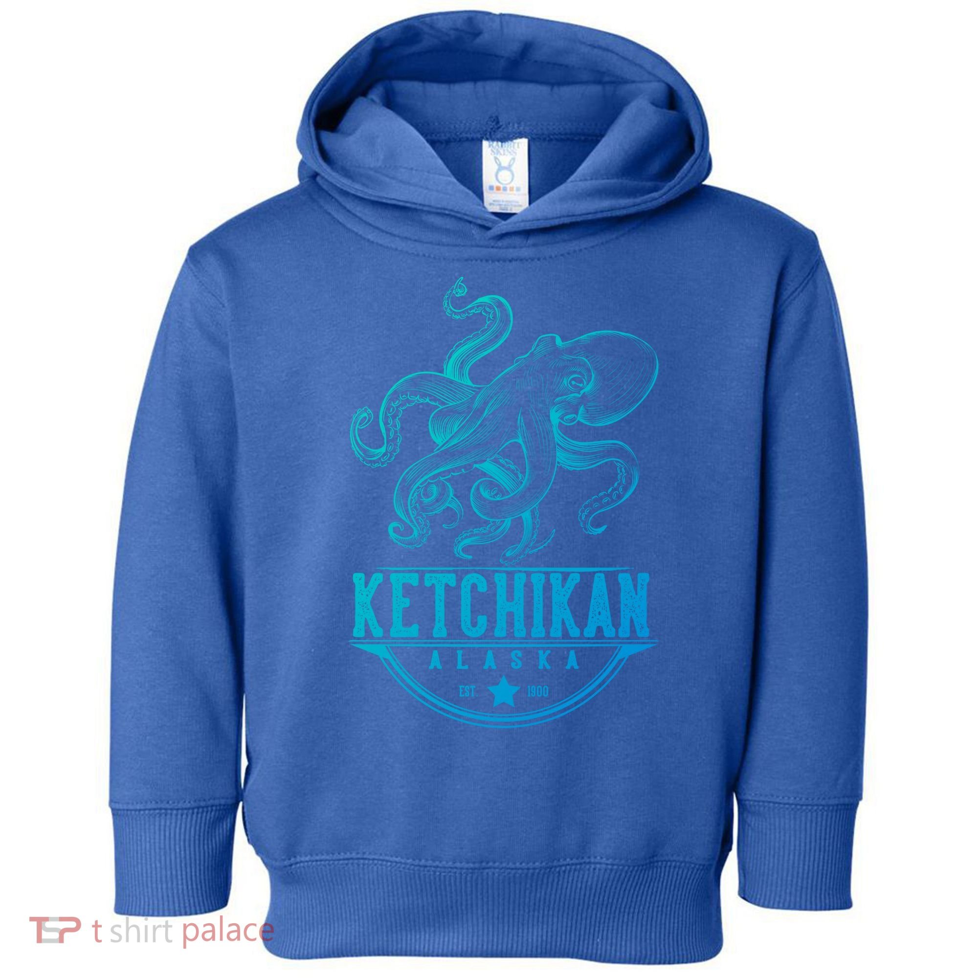 Ketchikan Alaska Octopus Vacation And Cruise Gift Toddler Hoodie