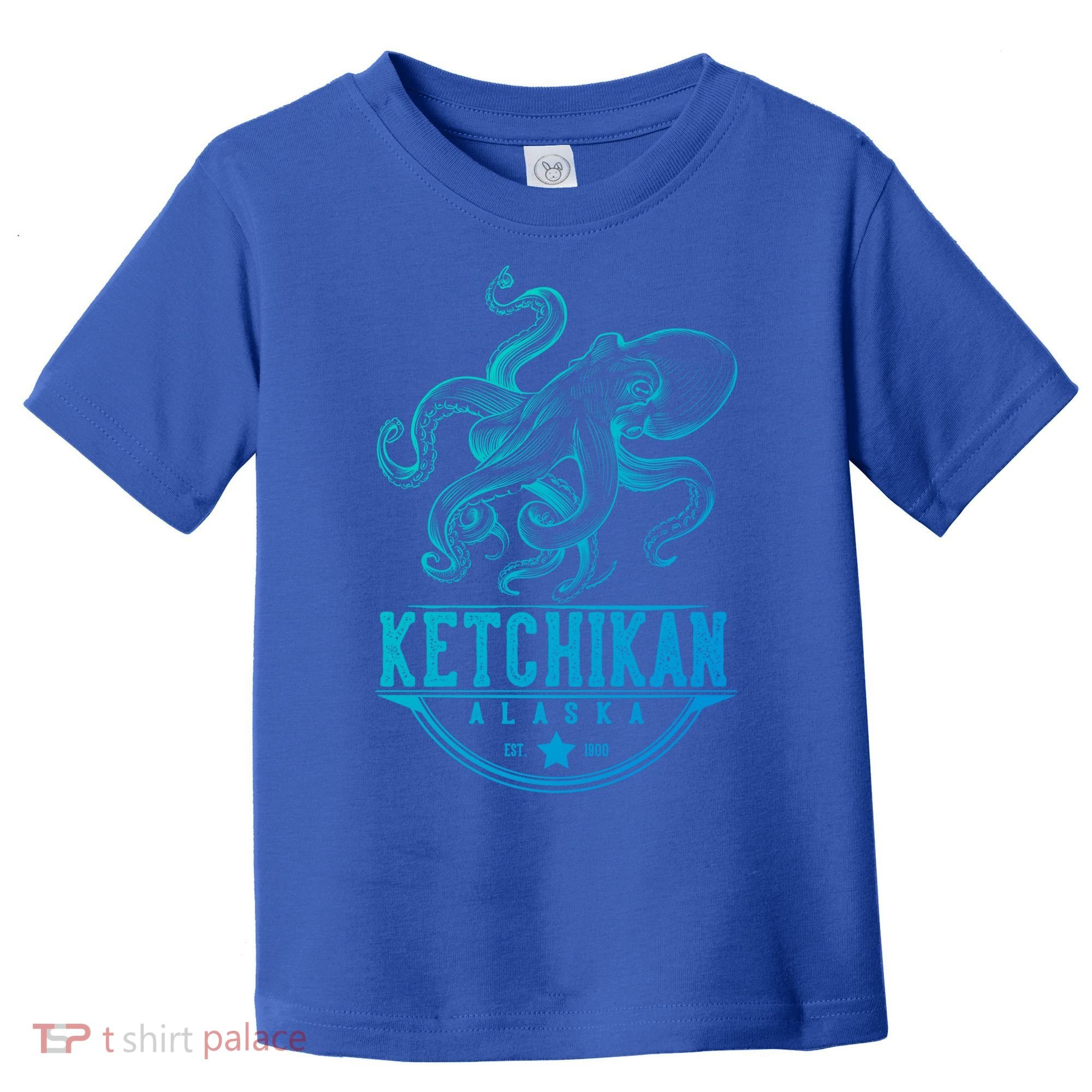 Ketchikan Alaska Octopus Vacation And Cruise Gift Toddler T-Shirt
