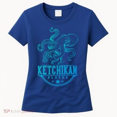 Ketchikan Alaska Octopus Vacation And Cruise Gift Women's T-Shirt
