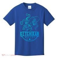 Ketchikan Alaska Octopus Vacation And Cruise Gift Kids T-Shirt thumb 0