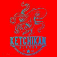 Ketchikan Alaska Octopus Vacation And Cruise Gift Santa Hat thumb 1