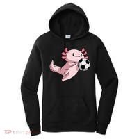 Kawaii Axolotl Pun Funny Soccer Player Women's Hoodie thumb 0