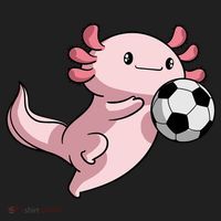 Kawaii Axolotl Pun Funny Soccer Player Hat thumb 2