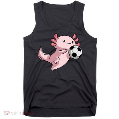 Kawaii Axolotl Pun Funny Soccer Player Tank Top