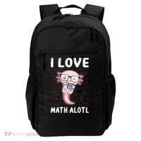 Kawaii Axolotl Pun Funny I Love Math Alotl Mathematics Backpack thumb 0