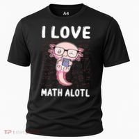 Kawaii Axolotl Pun Funny I Love Math Alotl Math Cooling Performance Crew T-Shirt thumb 0