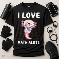 Kawaii Axolotl Pun Funny I Love Math Alotl Math Cooling Performance Crew T-Shirt thumb 3