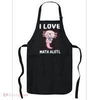 Kawaii Axolotl Pun Funny I Love Math Alotl Math Apron thumb 0