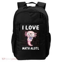 Kawaii Axolotl Pun Funny I Love Math Alotl Math Backpack thumb 0