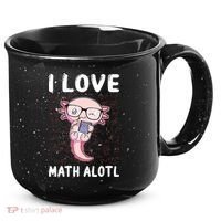 Kawaii Axolotl Pun Funny I Love Math Alotl Math 15oz Campfire Ceramic Mug thumb 0