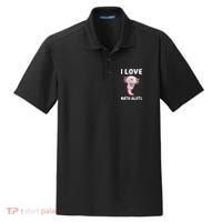 Kawaii Axolotl Pun Funny I Love Math Alotl Math Dry Zone Grid Polo thumb 0