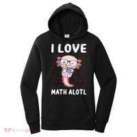 Kawaii Axolotl Pun Funny I Love Math Alotl Math Women's Hoodie thumb 0