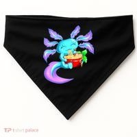 Kawaii Axolotl Ramen Cute Miracle Amphibian USA-Made Doggie Bandana thumb 0